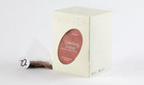 Cederberg Sunrise rooibos tea in pyramid tea bags with box displayed on white background.